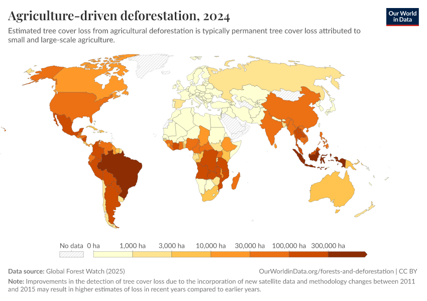 A thumbnail of the "Agriculture-driven deforestation" chart