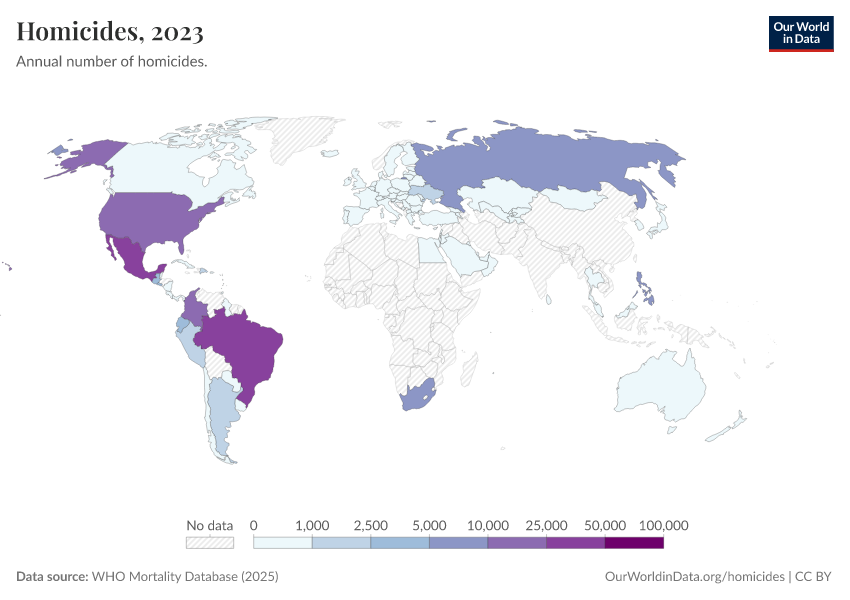 A thumbnail of the "Homicides" chart