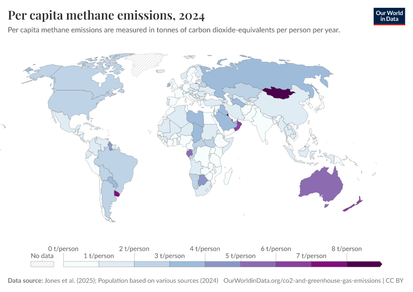 A thumbnail of the "Per capita methane emissions" chart